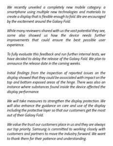 Samsung Galaxy Fold Repair Dubai